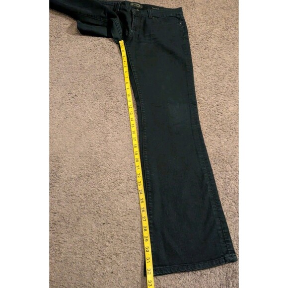 7 for all Mankind Bootcut Black Denim Jeans Women's 30 - Picture 6 of 6